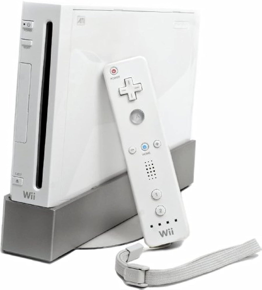 Nintendo Wii Console - GameCube Backwards Compatible Model (RVL-001, White) (Renewed)