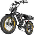 Electric Bike for Adults, 1500W Brushless Motor Ebike, 20" Fat Tire Electric Bicycles, 48V 20Ah Battery, 31MPH Top Speed with Dual Suspension E Bikes