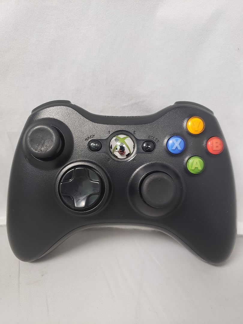 Xbox Microsoft 360 S Slim Console Bundle – Black 4GB System - Includes Controller, and Up to Date HDMI & Power Adaptor – Ready-to-Play Disc Gaming Kit! (Renewed)