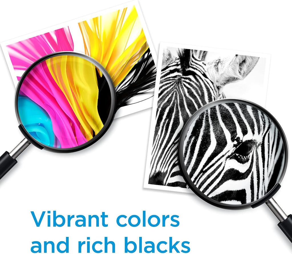 HP 902XL Black + 902 Cyan, Magenta, Yellow Ink Cartridge (Black XL + CMY) | Works OfficeJet 6954, 6958, 6962 OfficeJet Pro 6968, 6975, 6978 | T0A39AN