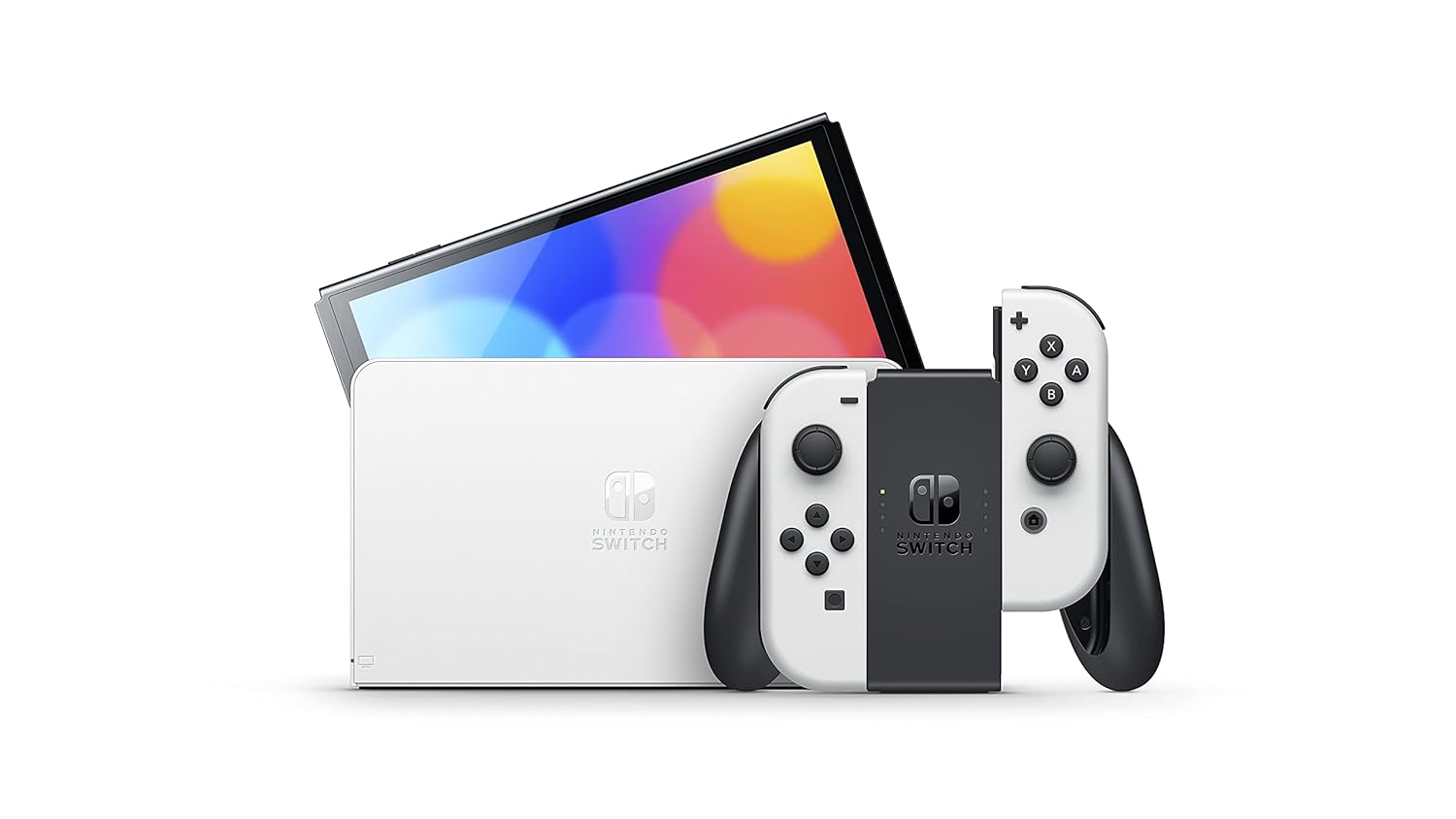 Nintendo Switch OLED Model w/ White Joy-Con (Renewed)