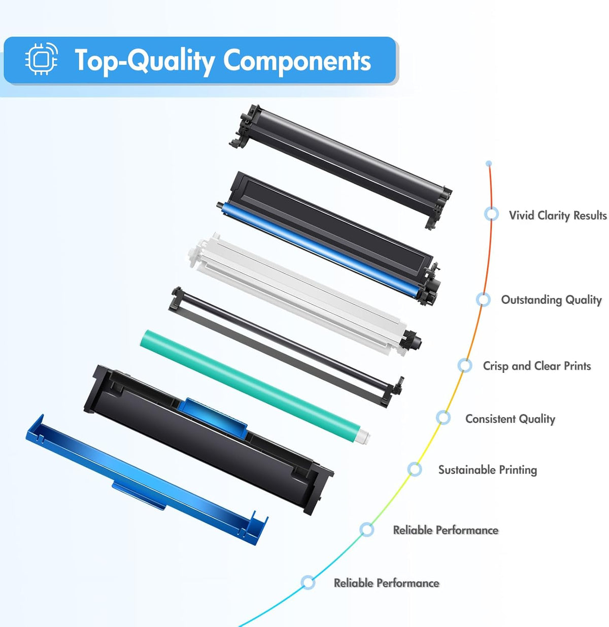 069H 069 Toner Cartridge Set MF753Cdw MF750C Replacement for Canon MF753Cdw 069 069H Toner Cartridges for Canon Color ImageCLASS LBP674C Series MF751Cdw LBP674Cdw M753 M751 Printer Ink B/C/Y/M 4 Pack