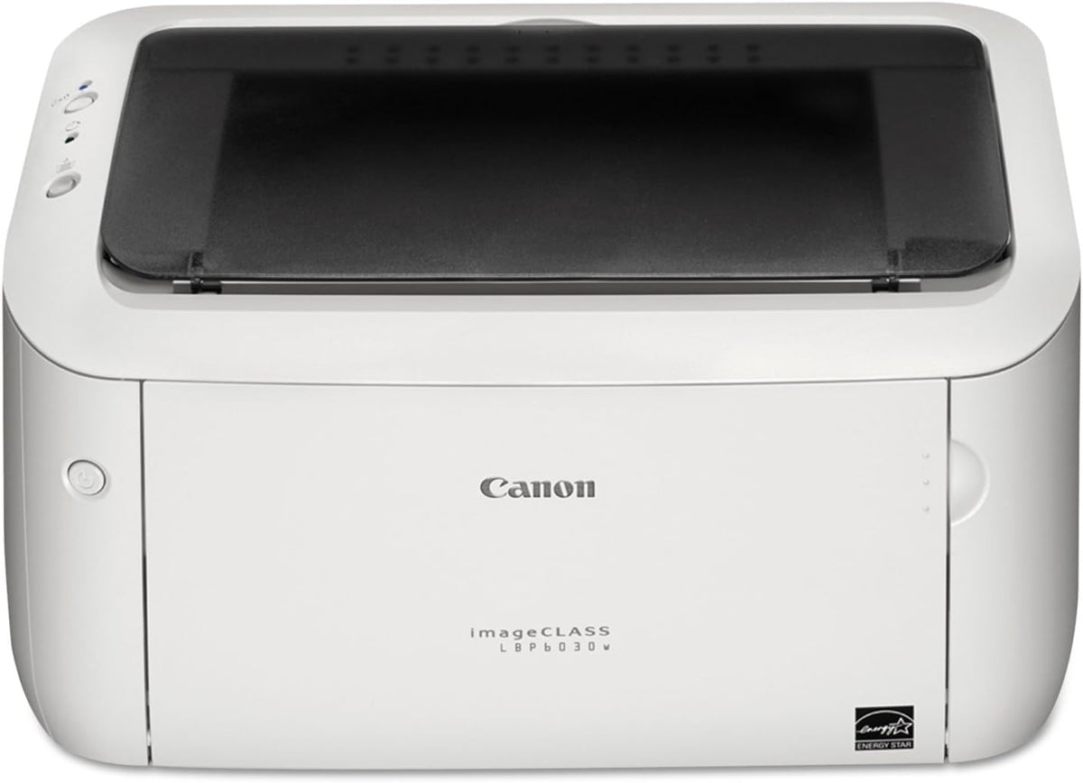 Canon imageCLASS LBP6030w - Monochrome Single-Function Wireless Compact Wireless Laser Printer, 1 Year Limited Warranty, 19 PPM, White - Print Only