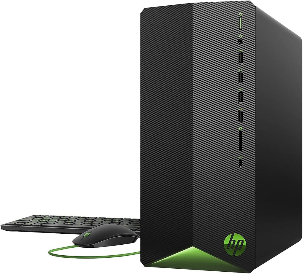 HP Pavilion Gaming Desktop PC - AMD 6-Core Ryzen 5 5600G Processor, AMD Radeon RX5500, 8GB RAM, 256GB PCIe NVMe SSD, Win 10 Home