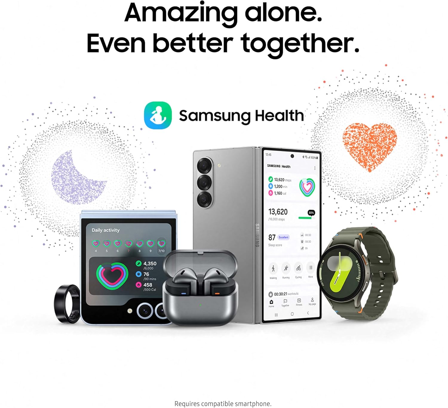 Samsung Galaxy Watch 7 40mm Bluetooth AI Smartwatch w/Energy Score, Wellness Tips, Heart Rate Tracking, Sleep Monitor, Fitness Tracker, 2024, Cream US Version, 1Yr Manufacturer Warranty