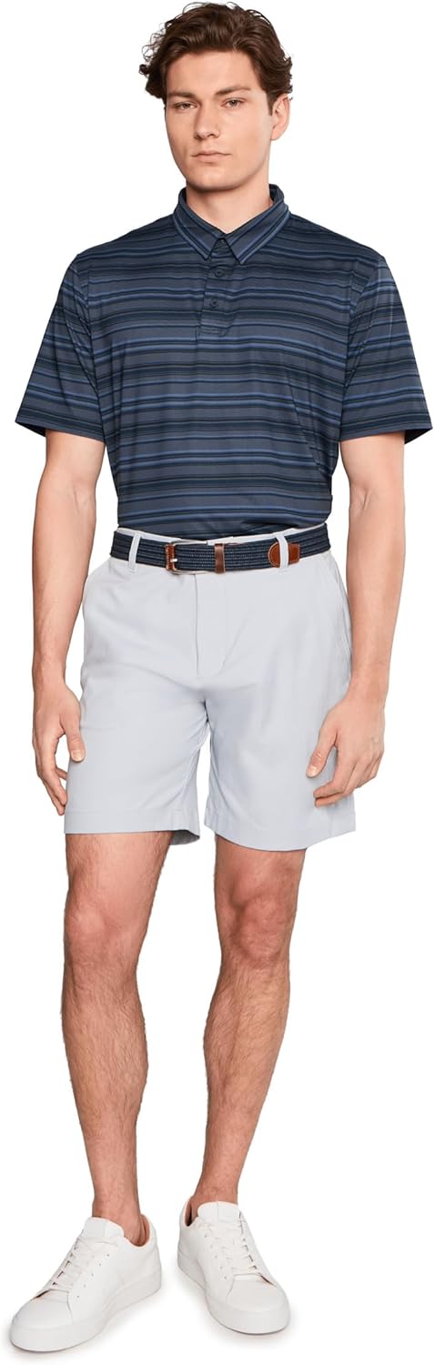 Cole Haan Links Golf Polo Shirts for Men - Lightweight and Breathable 4-Way Stretch with Moisture Management Technology