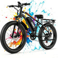 Electric Bike for Adults, 1500W Peak Motor 28MPH, 48V 15AH Removable Battery, 60Miles Range, UL 2849 Certified, 26*4 Fat Tire Ebike Dual Disc Brakes, Shimano 7-Speed for Commute & Outdoor Adventure