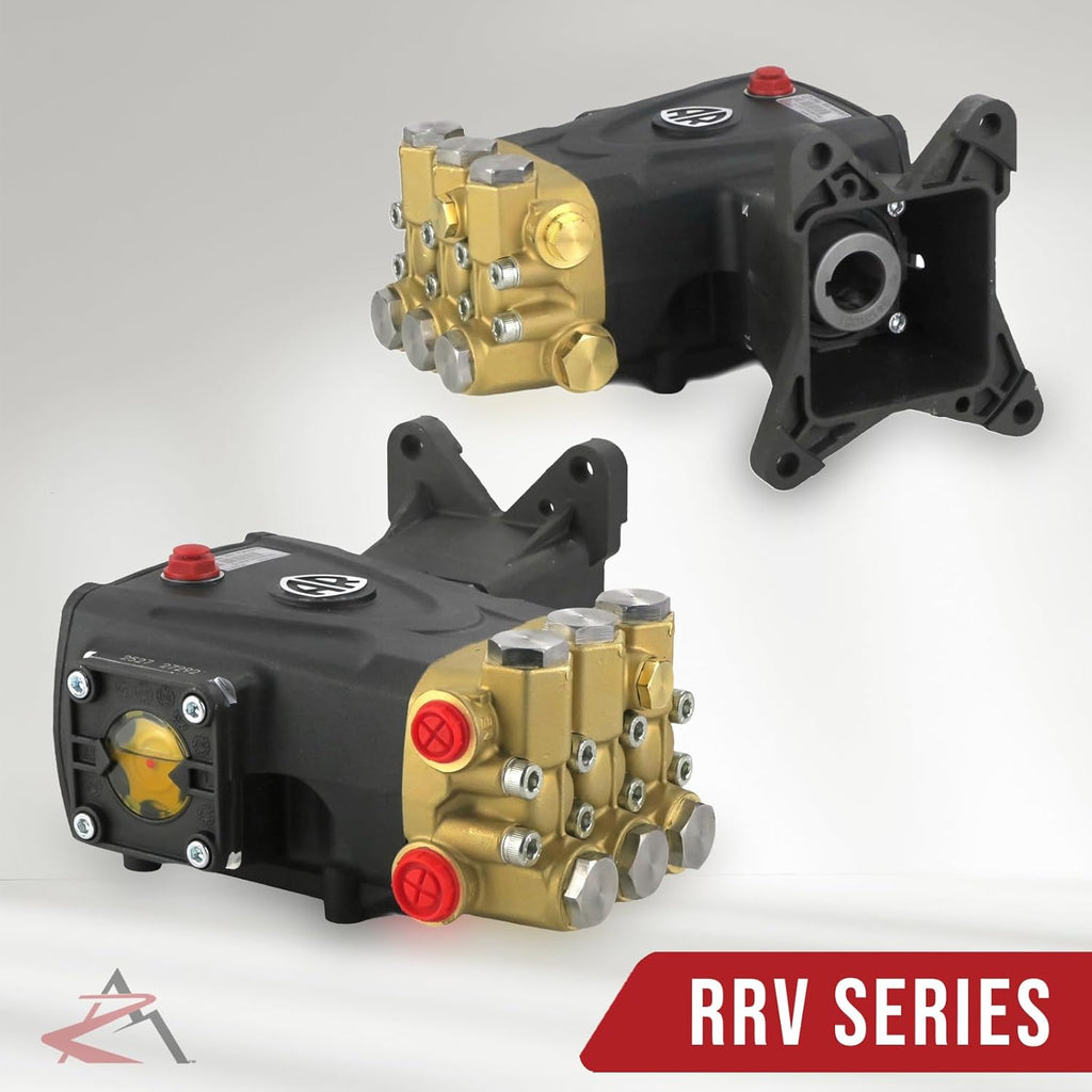 The ROP Shop OEM AR 1" Shaft 4000 PSI Horizontal Pressure Washer Pump RRV4G40HD-F24, RRV4G40HDF24