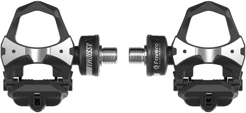 Favero Assioma Duo, Dual-Sensing Side Pedal Based Cycling Power Meter, Bluetooth & ANT+ Connectivity for Bike Computers, Cycling GPS Units, & Smartphones