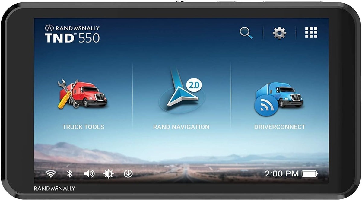Rand McNally TND 550 5-inch GPS Truck Navigator Easy-to-Read Display Custom Truck Routing and Rand Navigation 2.0 (Renewed)
