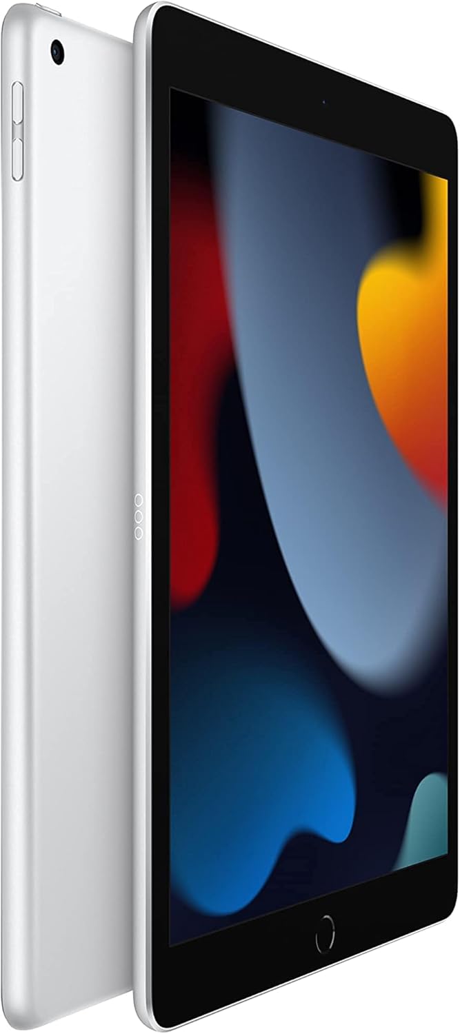 Apple 2021 iPad 10.2-inch, Wi-Fi, 64GB, Silver (Renewed)