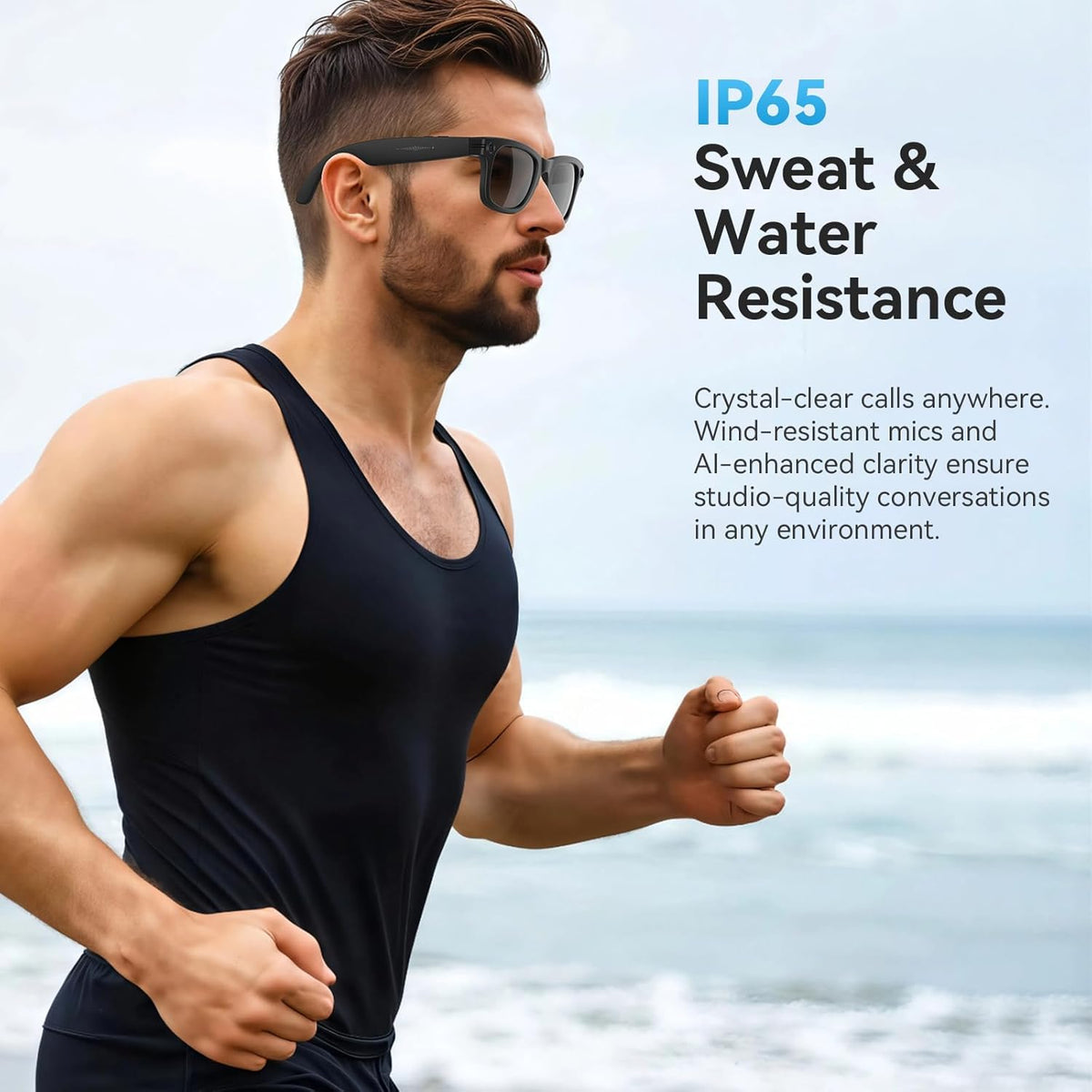 2026 AI Smart Glasses for Men Women,8MP 4K Camera Glasses,Supports AI Voice Control/Photo/Video/Audio Recording,Bluetooth Glasses with 133 Translations,Blue Light Blocking Lenses+Extra Sunglasses