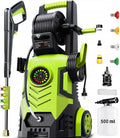 5000 MAX PSI P*ressure Washer 2026 NEW, Touch Screen 8 Level, 4 N*ozzles and F*OAM C*annon, P*ower Cleaner (Yellow)