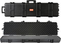 VEVOR Rifle Case, Rifle Hard Case with 4 Layers Fully-protective Foams, Lockable Hard Gun Case with Wheels, IP67 Waterproof & Crushproof, for Rifles or Shotguns
