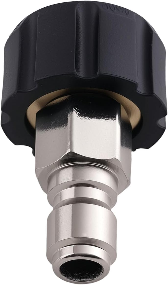 maXpeedingrods Pressure Washer Hose 150FT x 1/4",4800PSI Kink Resistant High Tensile Wire Power Washer Hose, Replacement Hose Adapter Set with 2pcs M22-14mm to 3/8" Adapters for Professional Home