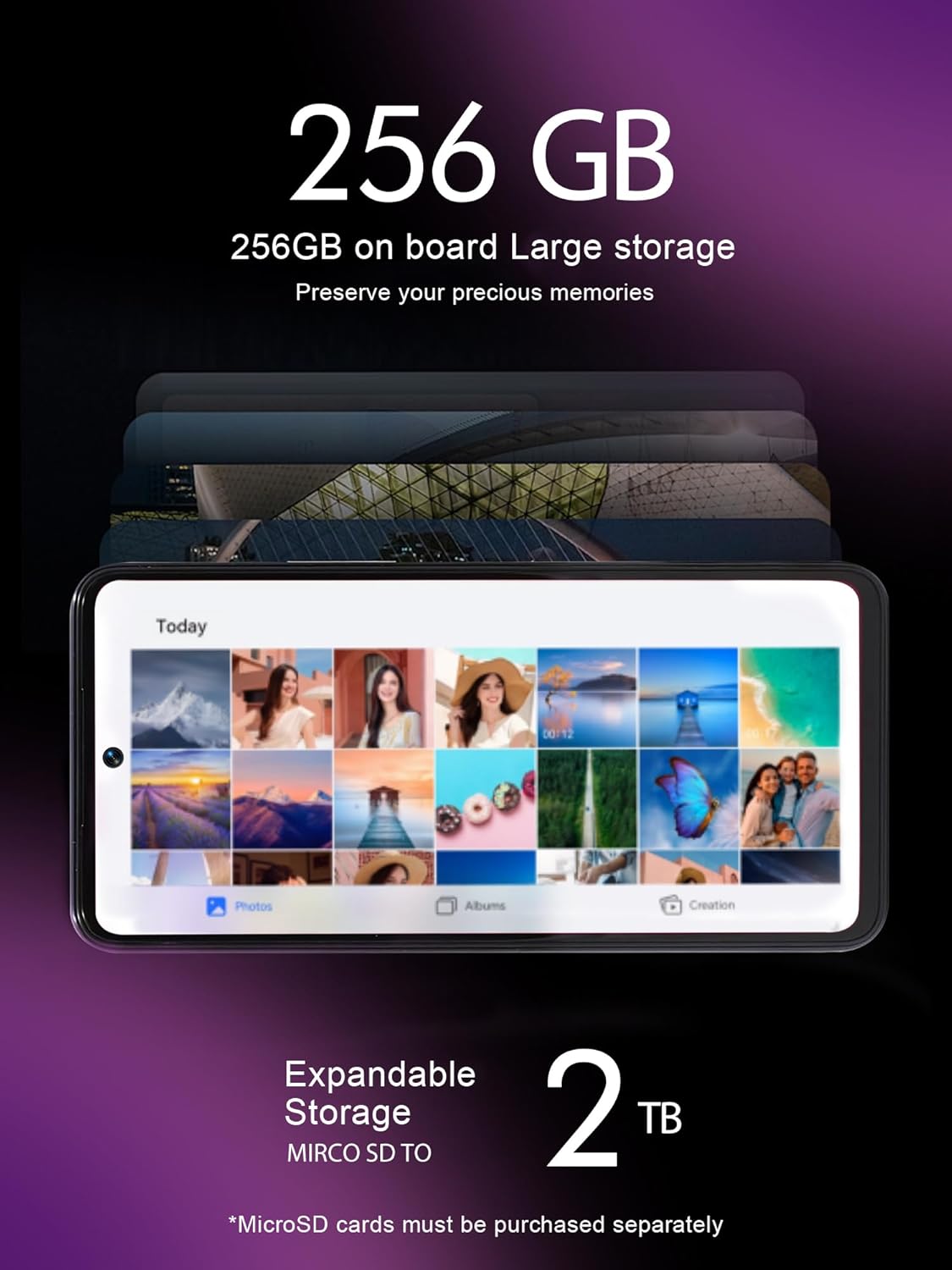 T-Mobile Revvl 7 Pro 5G Unlocked Smartphone, 256GB, Azurite Blue