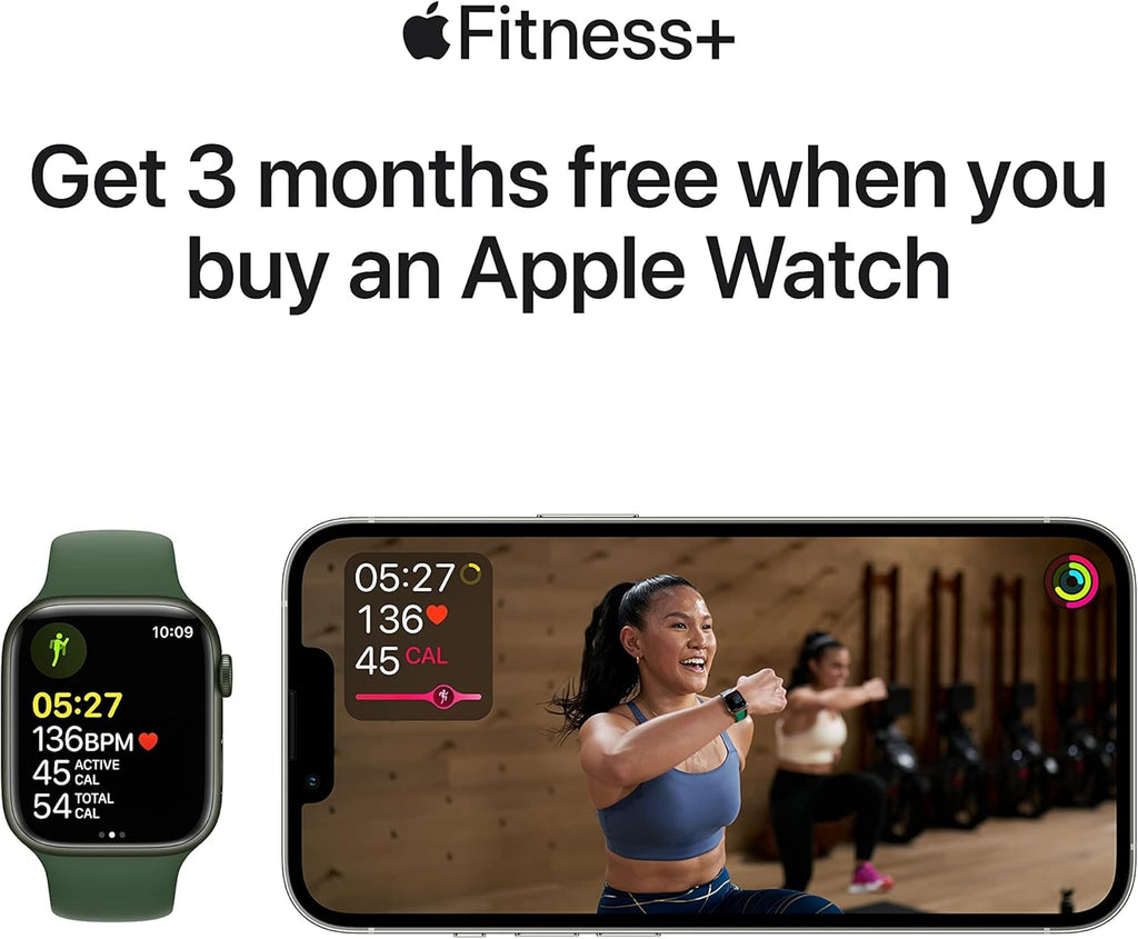 Apple Watch Series 7 (GPS + Cellular, 41MM) Red Aluminum Case with Red Sport Band (Renewed)