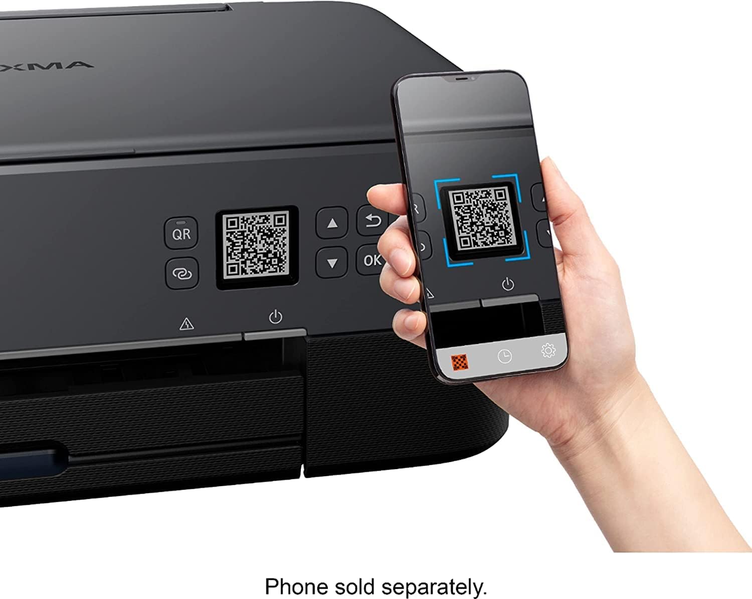Canon PIXMA TS6420a All-in-One Wireless Color Inkjet Printer, Black - Print Copy Scan - 1.44" OLED Display, 13.0 ipm, 4800 x 1200 dpi, Auto 2-Sided Printing, 8.5 x 14