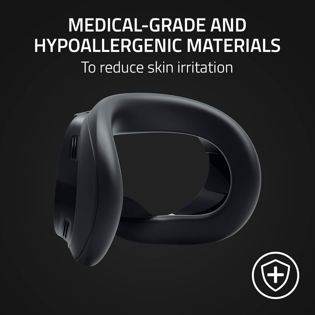 Razer Adjustable VR Head Strap System and VR Facial Interface for Meta Quest 2 Bundle - Designed for All Head Shapes - Soft, Adjustable Straps - Ergonomic Design