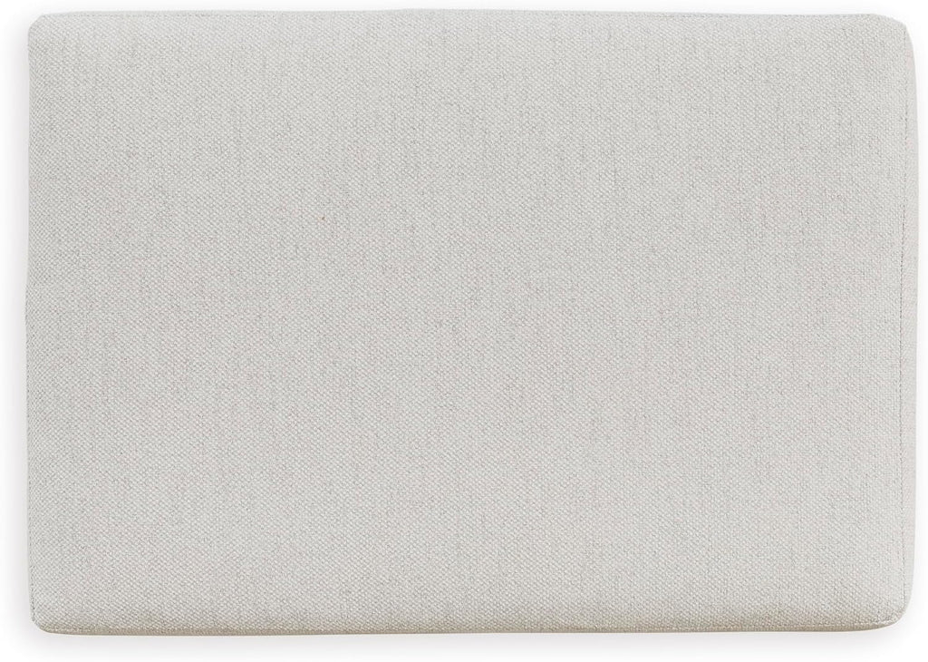 Signature Design by Ashley Maitelynn Casual Upholstered Ottoman, White