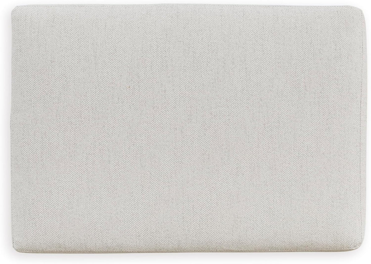 Signature Design by Ashley Maitelynn Casual Upholstered Ottoman, White