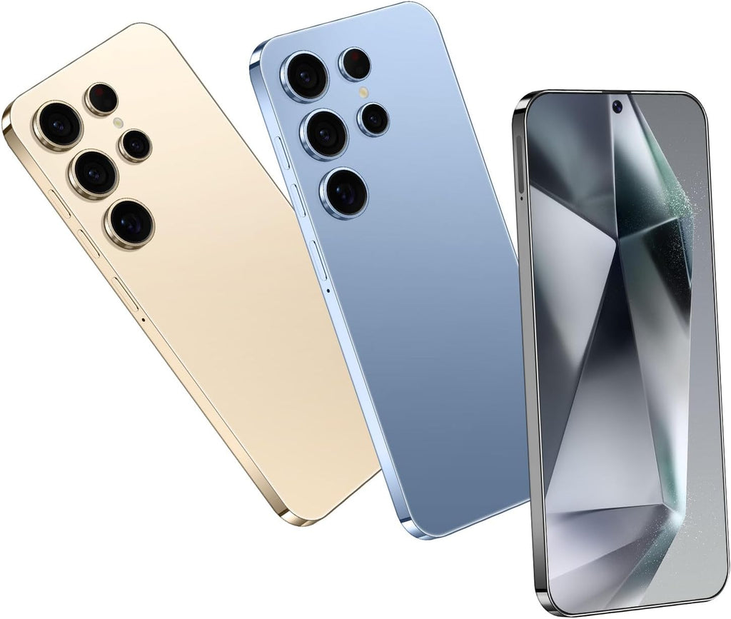 Unlocked Phone I24 Ultra Android Phone 8-core 8GB+256GB Cell Phone 7 inch HD Screen Mobile Phone 108MP+48MP Camera 6800 mAh Battery 5G Dual SIM (Titanium Blue)