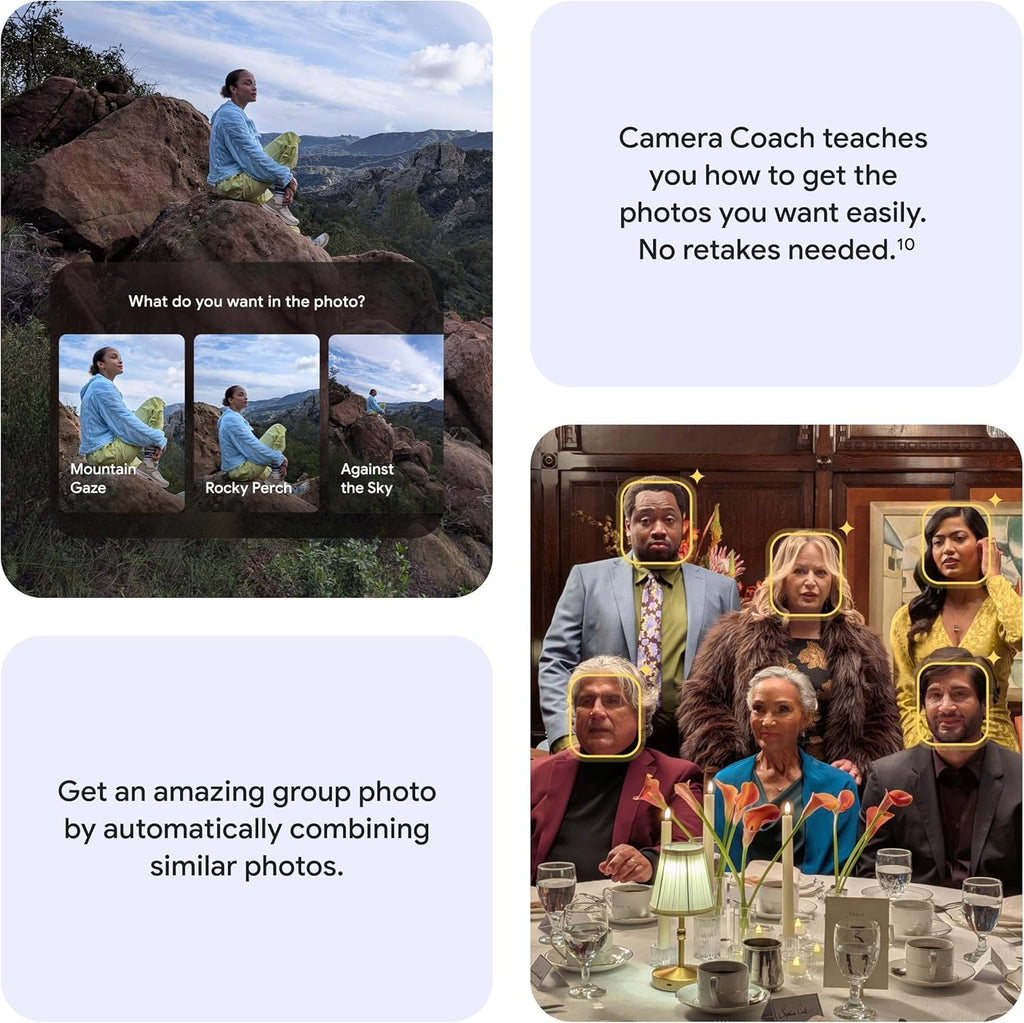 Google Pixel 10a - Unlocked Android Smartphone - 7 Years of Pixel Drops, 30+ Hours Battery, Camera Coach, Gemini Live, Durable Design, Call Screen, Car Crash Detection - Obsidian - 256 GB (2026 Model)