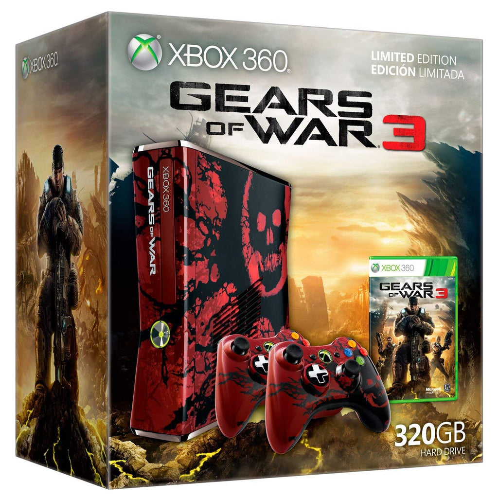 Xbox 360 Gears of War 3 Limited Edition Console Bundle (Renewed)