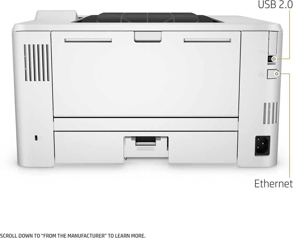 HP Laserjet Pro M402n Monochrome Printer, (C5F93A) (Renewed)