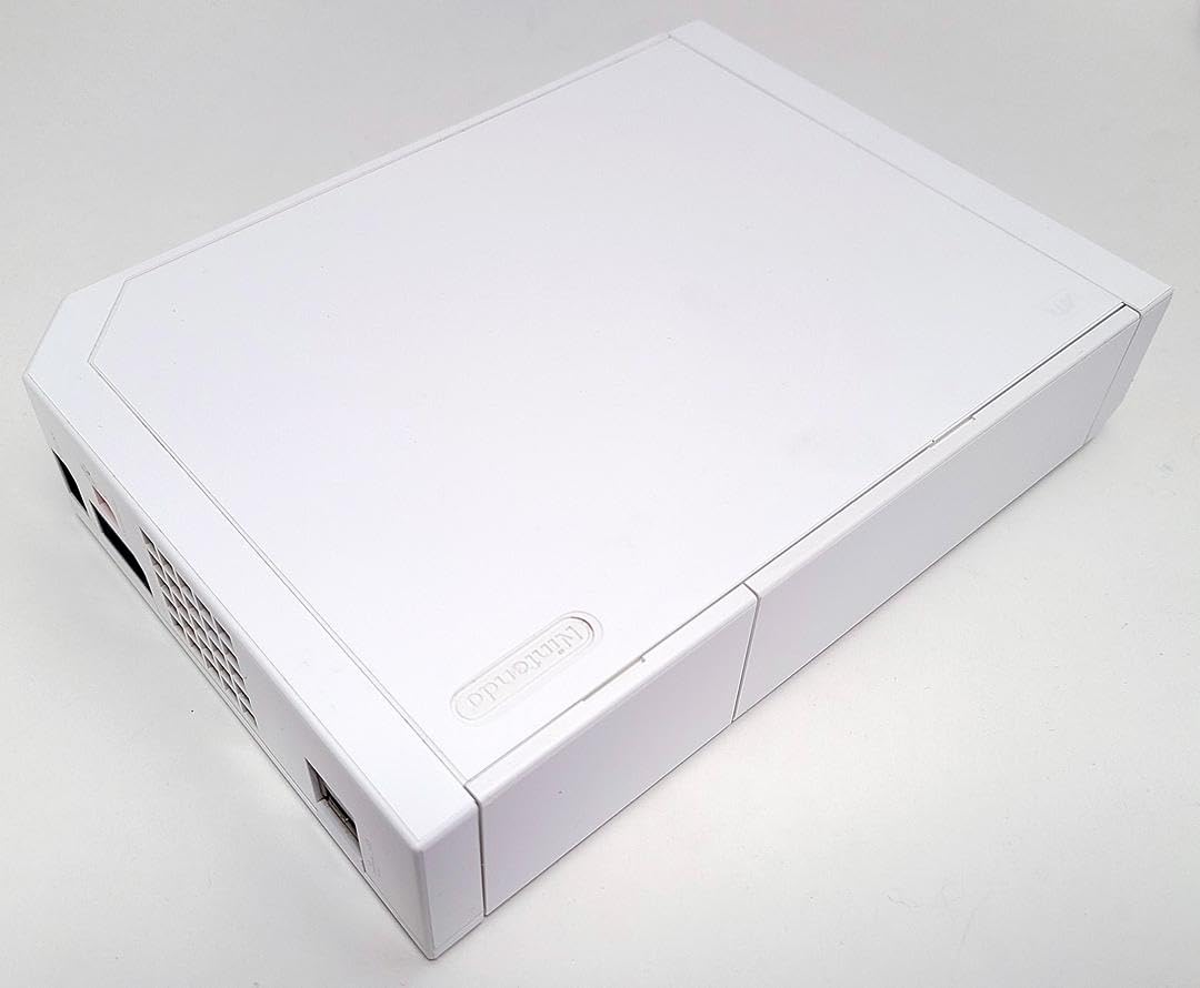 Wii Nintendo Console Bundle – White RVL-001 System Compatible with GameCube Games – Includes 2 Up to Date Remote Controllers, 2 Nunchucks, Sensor Bar, AV Cable, AC Adapter – Ready to Play (Renewed)