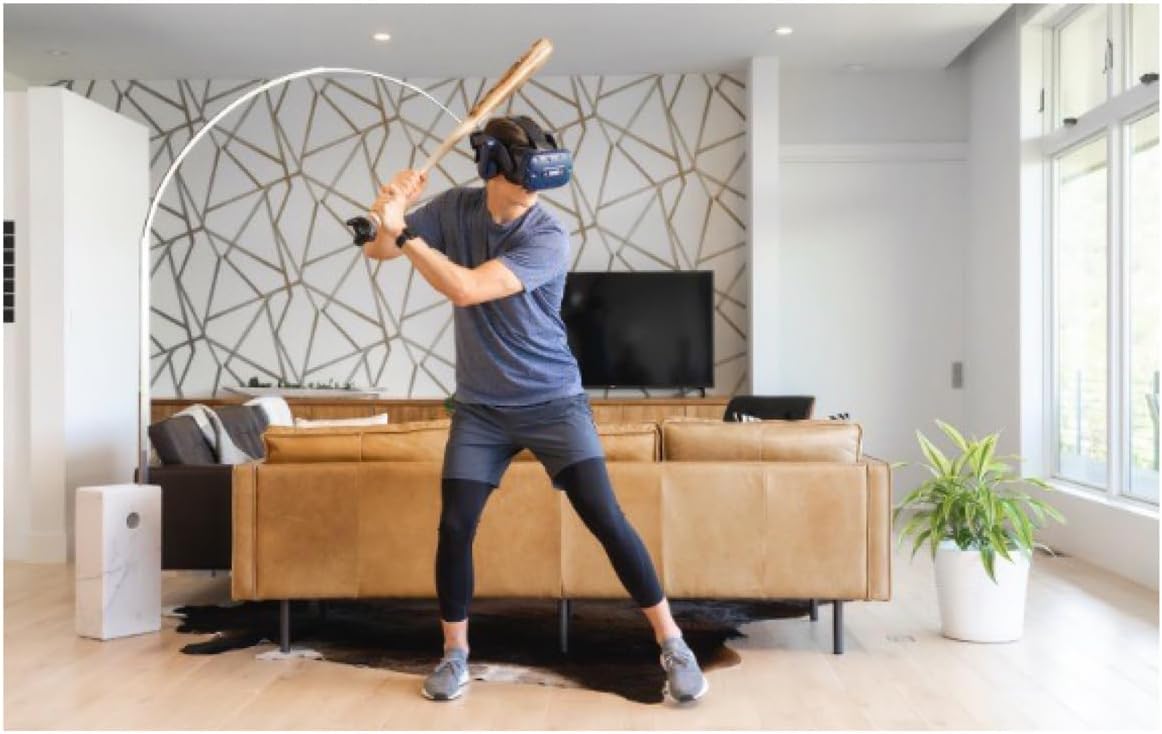 HTC 3 Pack VR VIVE Tracker (3.0) - with Rebuff Reality TrackBelt + 2 TrackStraps Full Body Tracking VR Bundle, Black