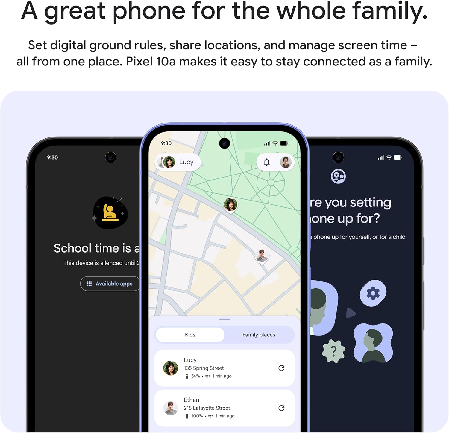 Google Pixel 10a - Unlocked Android Smartphone - 7 Years of Pixel Drops, 30+ Hours Battery, Camera Coach, Gemini Live, Durable Design, Call Screen, Car Crash Detection - Obsidian - 256 GB (2026 Model)