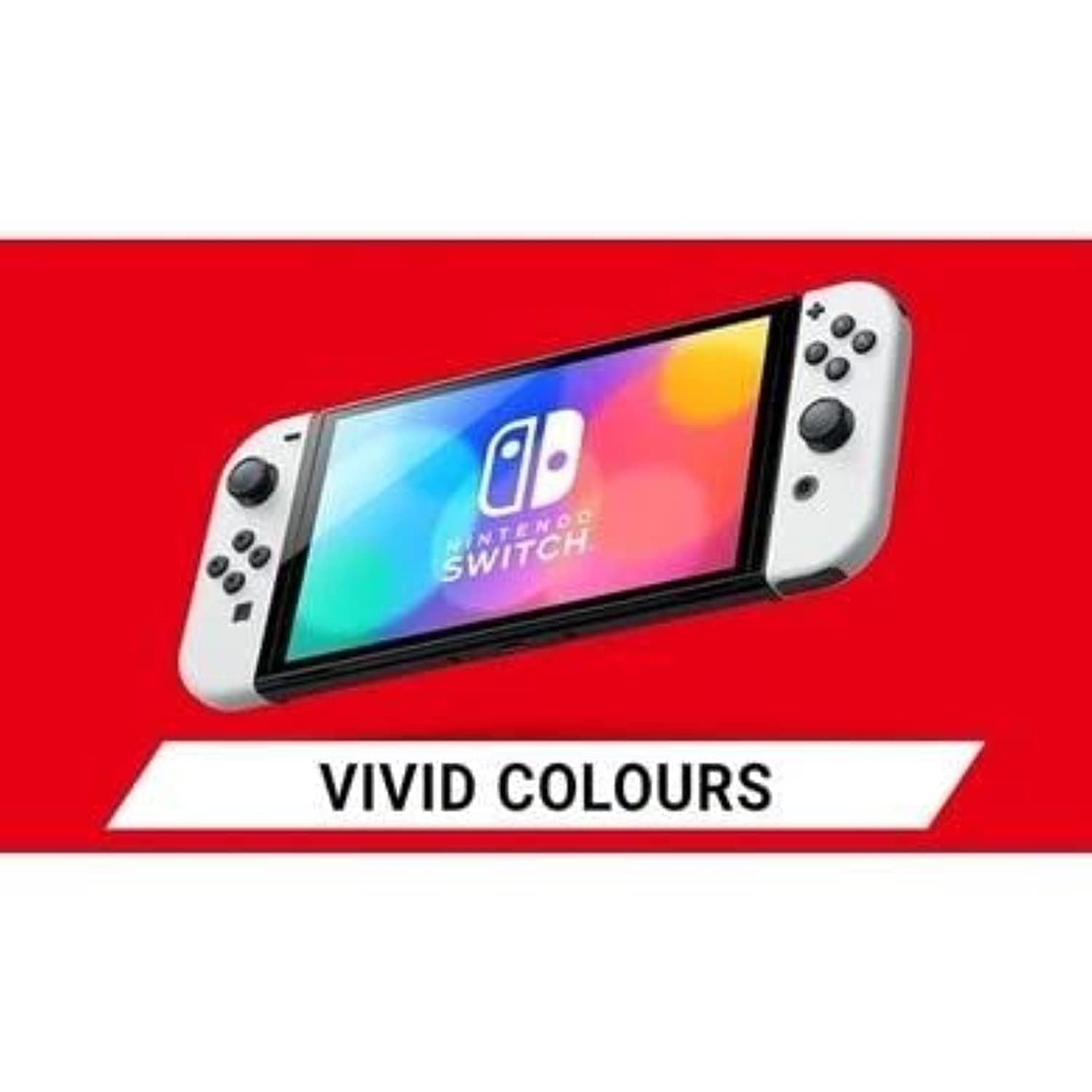 Nintendo Switch OLED Model w/ White Joy-Con (Renewed)