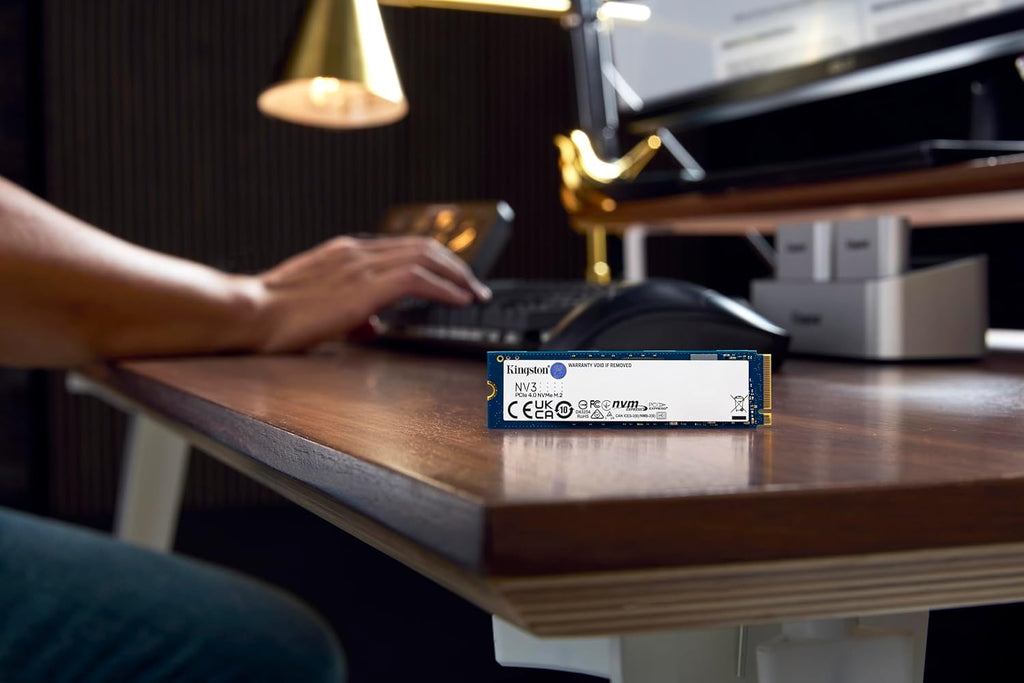 Kingston NV3 1TB M.2 2280 NVMe SSD | PCIe 4.0 Gen 4x4 | Up to 6000 MB/s | SNV3S/1000G