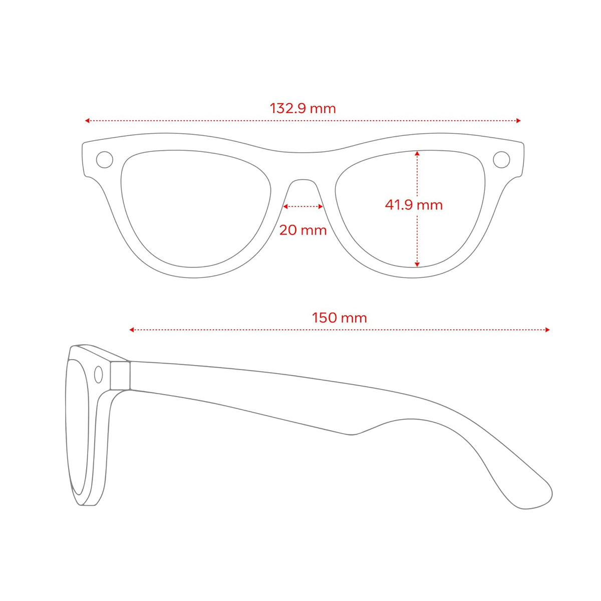 Ray-Ban Meta (Gen 2), Skyler, Shiny Black | Smart AI Glasses for Men, Women — 2x Battery Life — 3K Ultra HD Resolution — 12 MP Ultra-Wide Camera, Audio, Video — Green Lenses — Wearable Technology