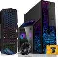 Dell OptiPlex Gaming Desktop PC Bundle with Core i7 32GB RAM 1TB SSD RTX 3060 Graphics RGB Keyboard with AI-Enabled Copilot Key Mouse Headphones Webcam Windows 11 Pro(Renewed)