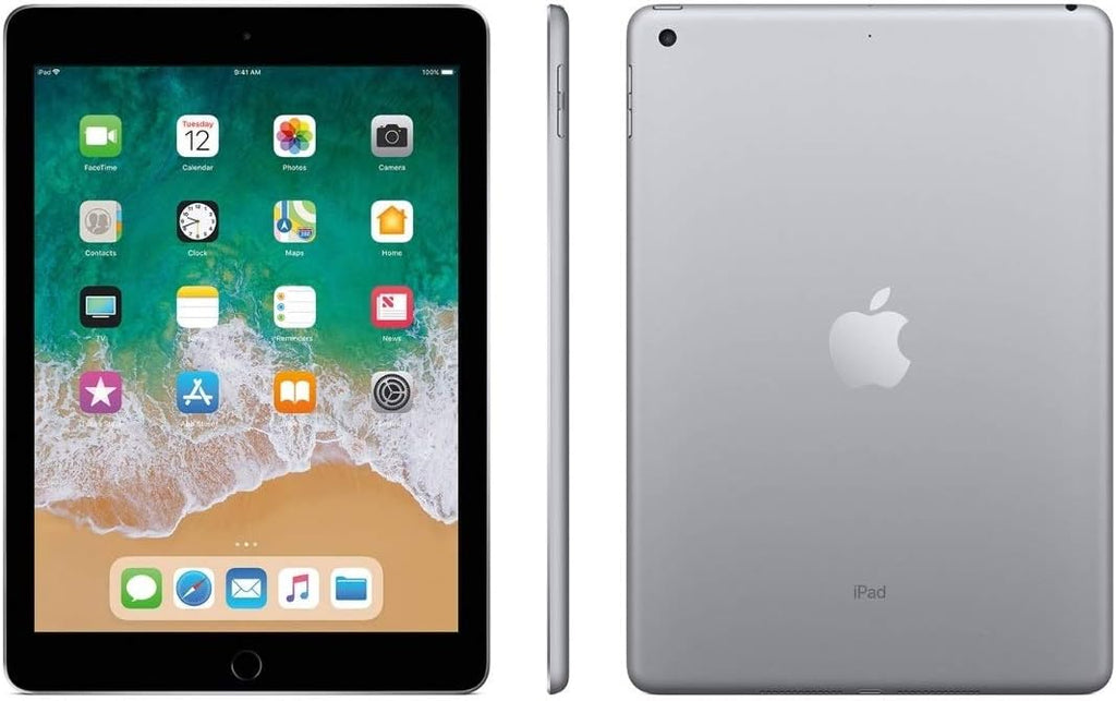 Apple iPad 9.7-inch Retina Display with WIFI, 32GB, Touch ID, 2017 Mode - Space Gray (Renewed)