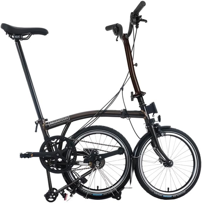 Brompton Folding Commuter Bike C Line 12-Speed | Compact, Lightweight, Urban Bike for Adults