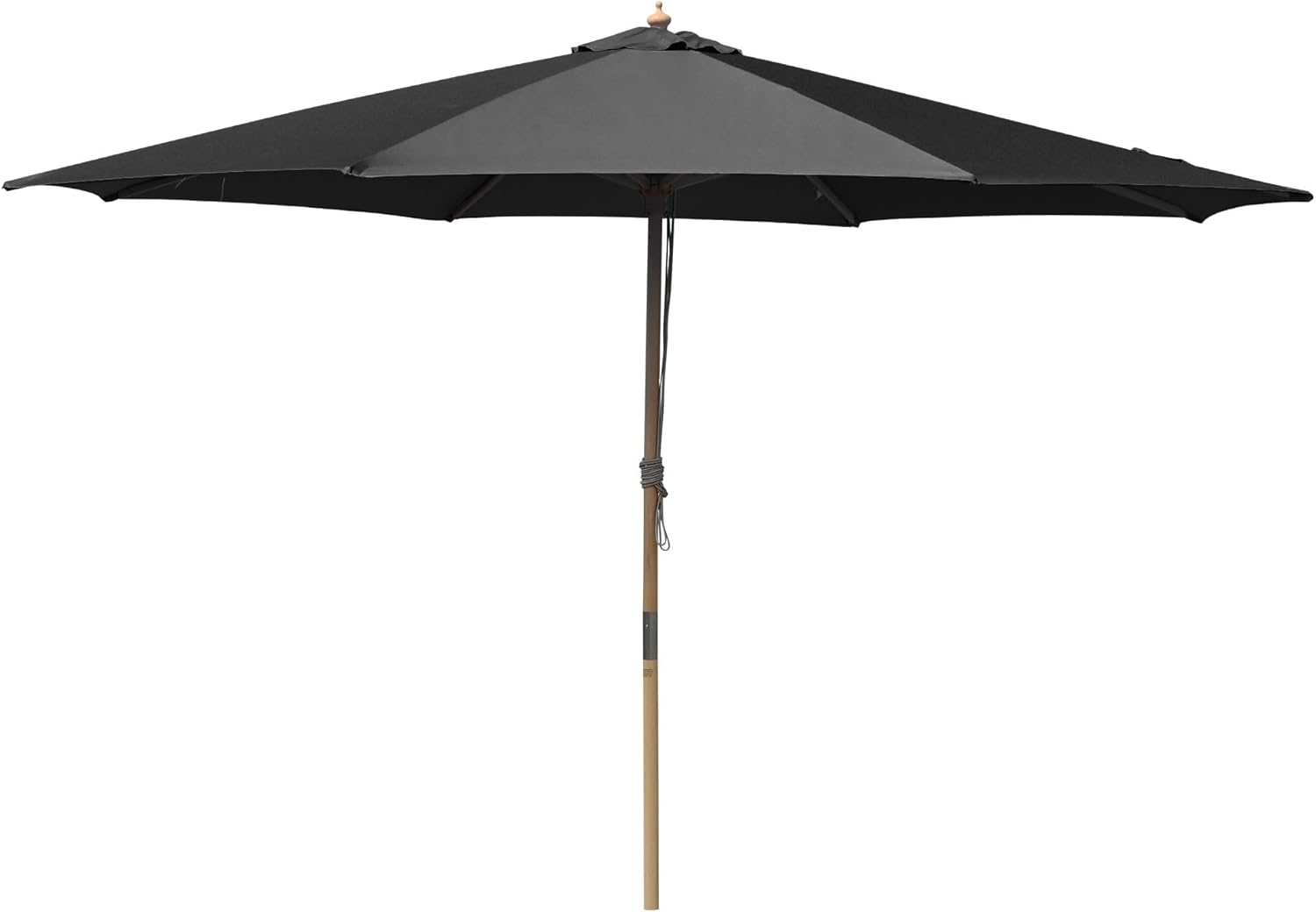 Yescom 13ft Coastal Solid Beech Wood Umbrella Pulley Lift Commercial Base with Wheel Included for Beach Club Seaside Restaurant Terrace Resort Poolside