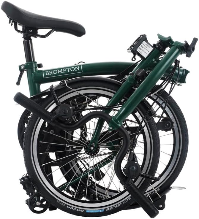 Brompton Folding Commuter Bike C Line 12-Speed | Compact, Lightweight, Urban Bike for Adults