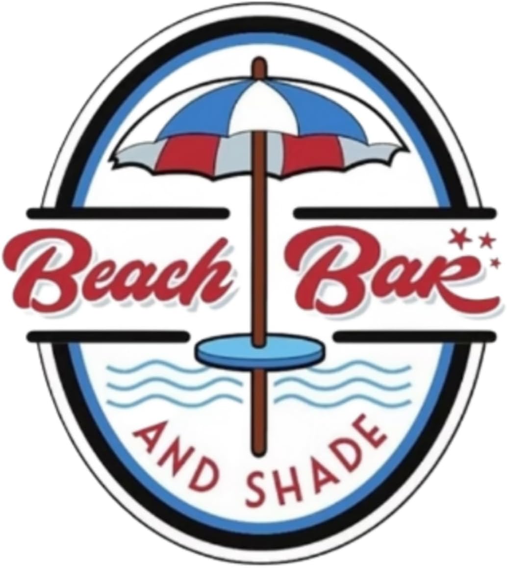 – Premium Portable Beach Umbrella Table System – 24" Teak Table with Adjustable Standpipe & Umbrella Included.