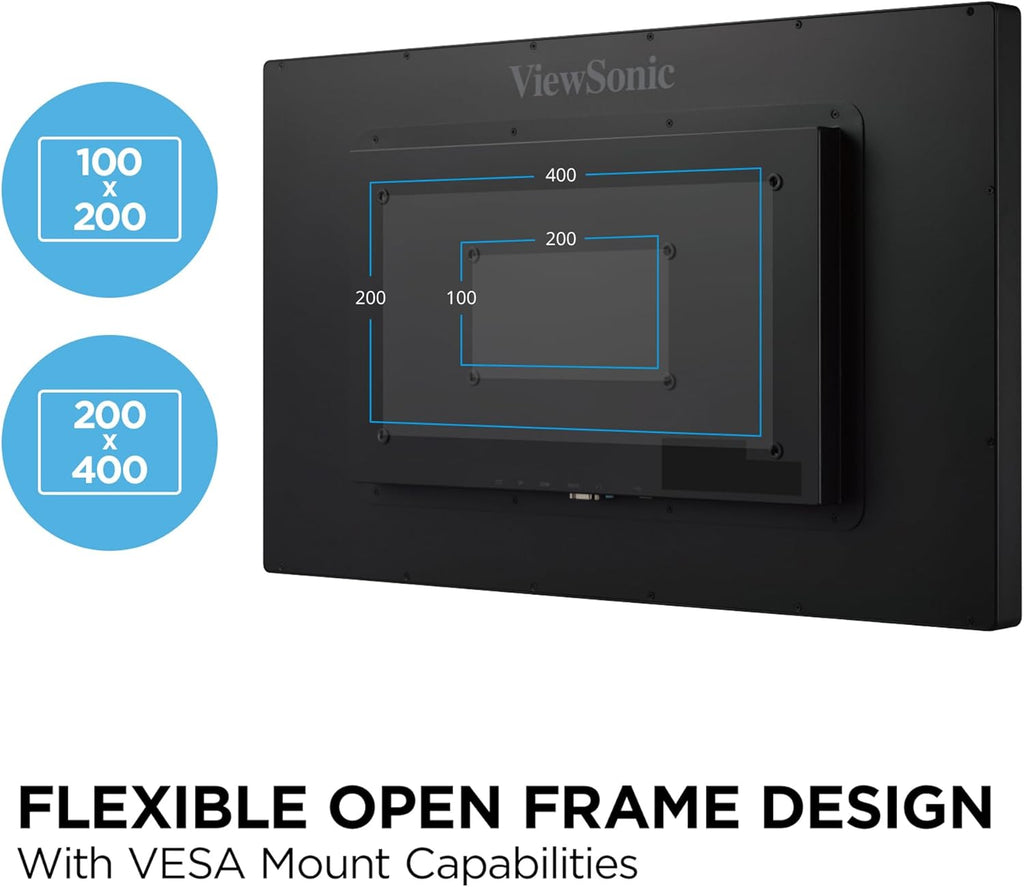 ViewSonic TD3207 32" 1080p 10-Point Multi Touch Screen Monitor with HDMI, USB Type B, and DisplayPort Inputs (Renewed)