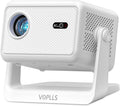 【Officially-Licensed APP & 1800 ANSI】Smart Mini Projector with WiFi and Bluetooth 4K Support, VOPLLS Auto Focus/ Keystone Outdoor Portable Movie Phone Video Proyector for Bedroom/Home/Wall/Ceilling