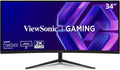 ViewSonic VX3418C-2K 34 Inch UltraWide QHD 1440p Curved Gaming Monitor with 180Hz, 1ms, 21:9, Advanced Ergonomics, FreeSync Premium, HDR10, HDMI, and DisplayPort Inputs (Renewed)