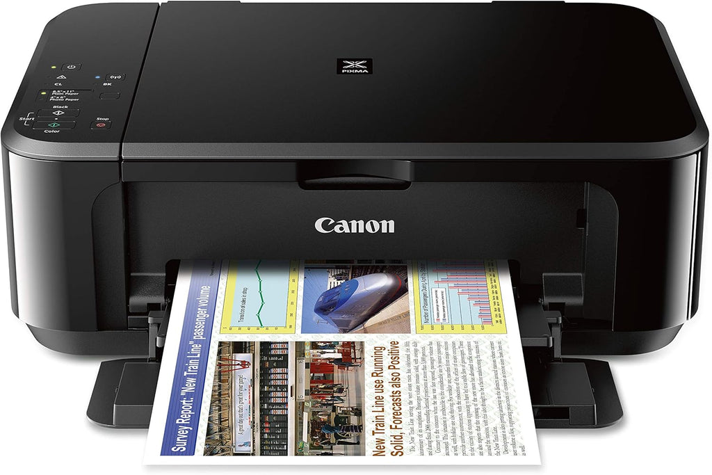 Canon Pixma MG3620 Wireless All-in-One Color Inkjet Printer with Mobile & Tablet Printing, Black - Canon CL-241 Color Ink & PG-240 Black