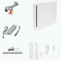 Nintendo Wii Console (White) with Controllers, Nunchucks, Sensor Bar, AV Cable, and Power Cord (Renewed)