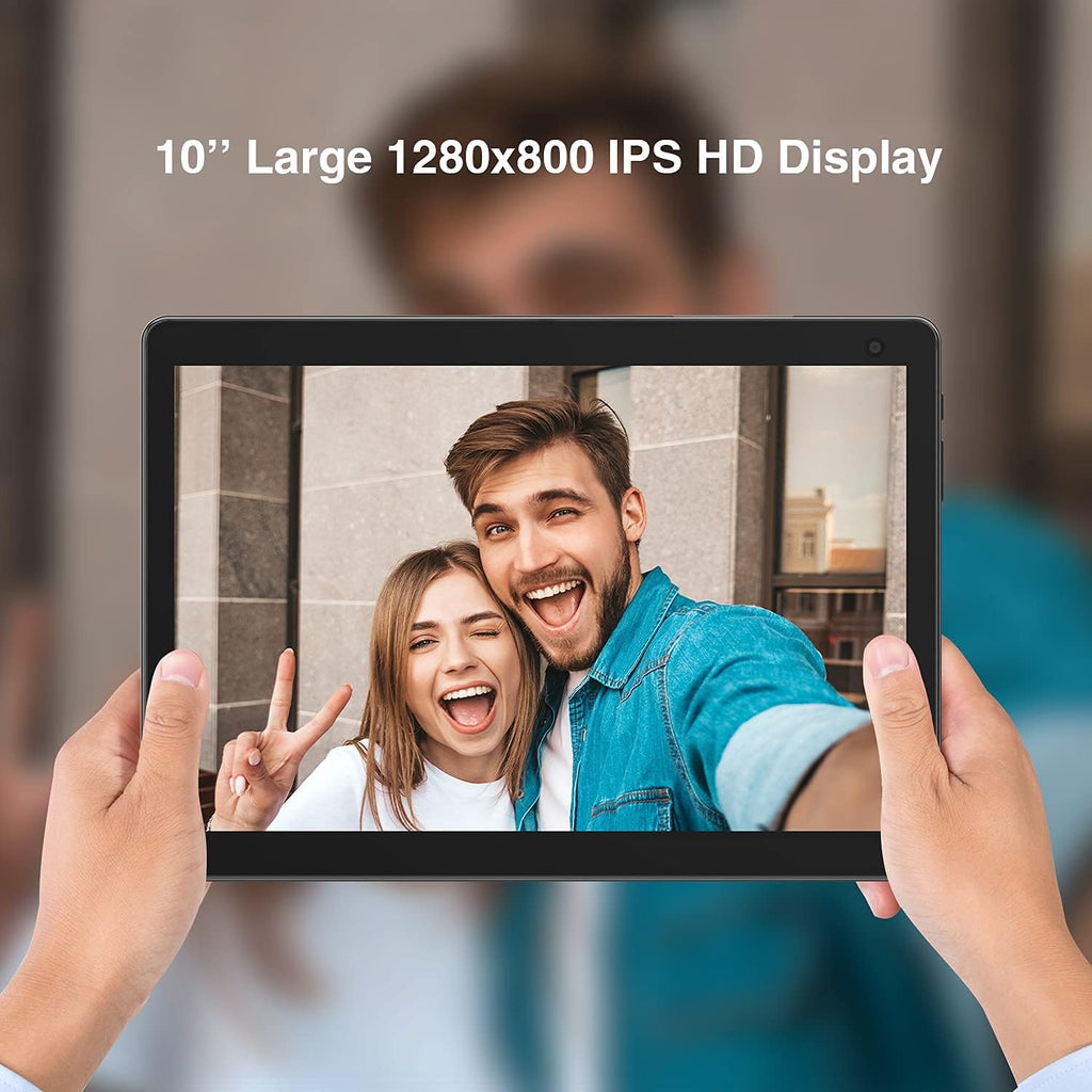 COOPERS Tablet 10 inch, Android 15 Tablet, 32GB ROM 1TB Expand Computer Tablets, Quad Core Processor 6000mAh Battery, 1280x800 IPS Touch Screen, 2+8MP Dual HD Camera, Bluetooth WiFi Tablets PC
