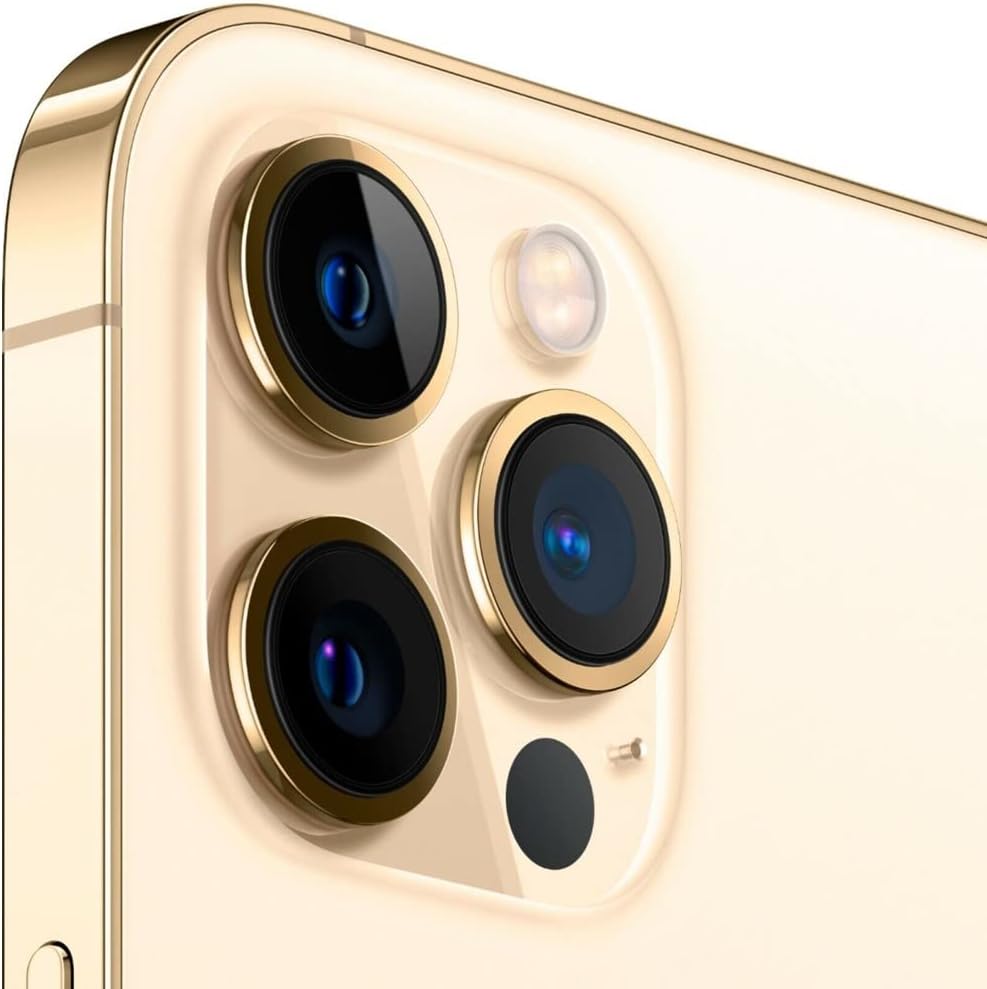 Apple iPhone 12 Pro, 128GB, Gold - Unlocked (Renewed)
