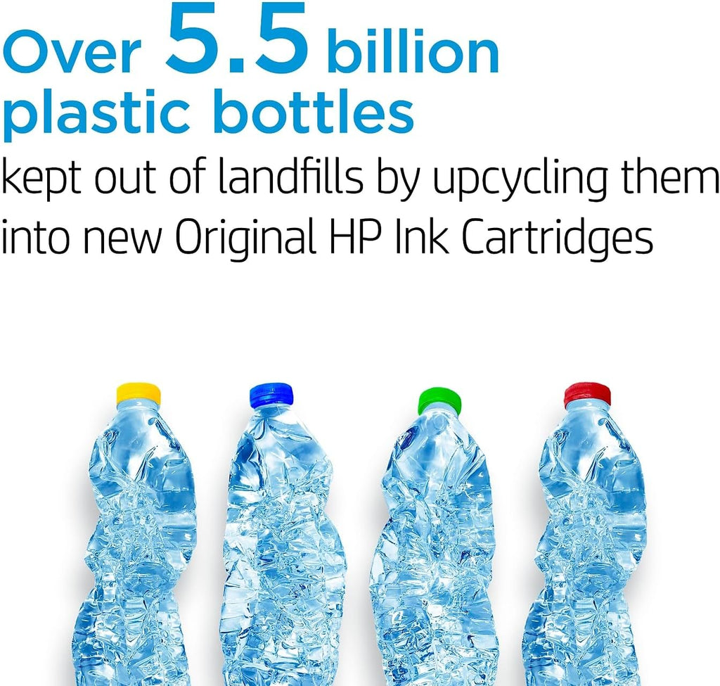 HP Original 962 Cyan, Magenta, Yellow / 962XL Black Ink Cartridges (4-Pack) | Works OfficeJet 9010 Series, OfficeJet Pro 9010, 9020 Series | Eligible for Instant Ink | 3JB34AN