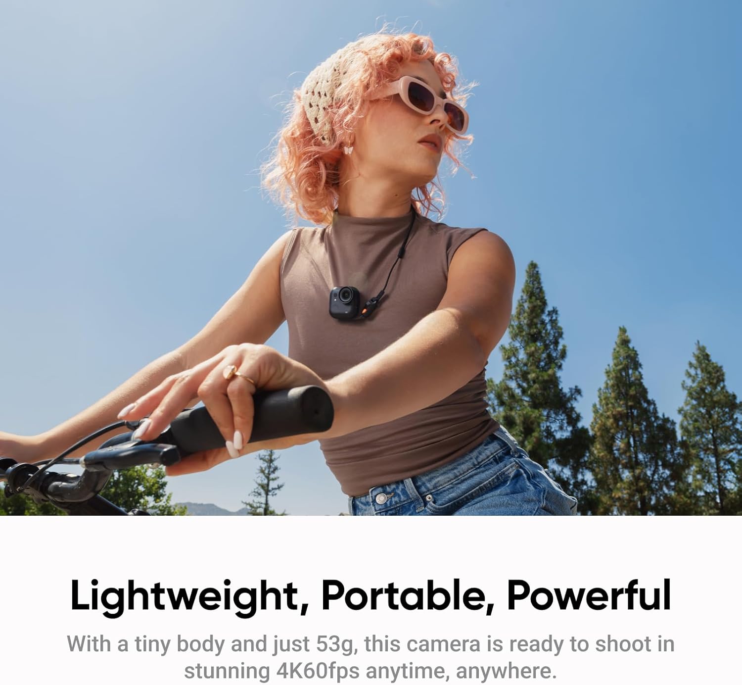 Insta360 GO Ultra Creator Bundle - Small 4K Vlogging Camera, Hands-Free, POV Cam, 1/1.28" Sensor, 53g Lightweight, 156° FOV, 200 Min Battery Life, Magnetic Wearable Action Camera for Sports, YouTube